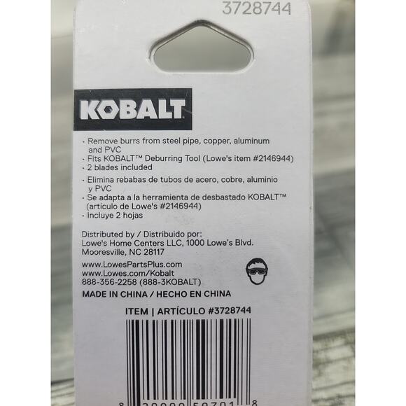 Kobalt - Deburring Replacement Blades - 5 Packs of 2 Ct Item 3728744 Model 59701 - Picture 6 of 9